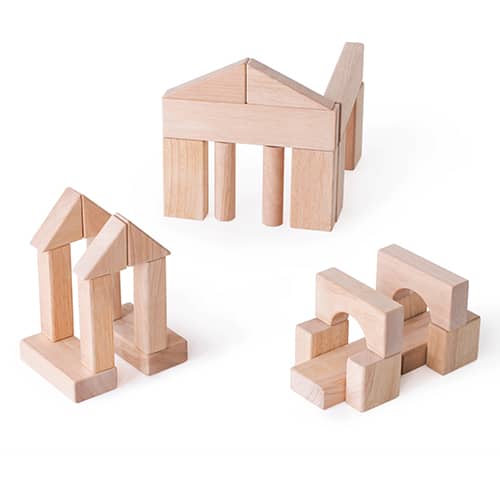 wooden building block for kids-guidecraft wooden unit blocks-3 building samples