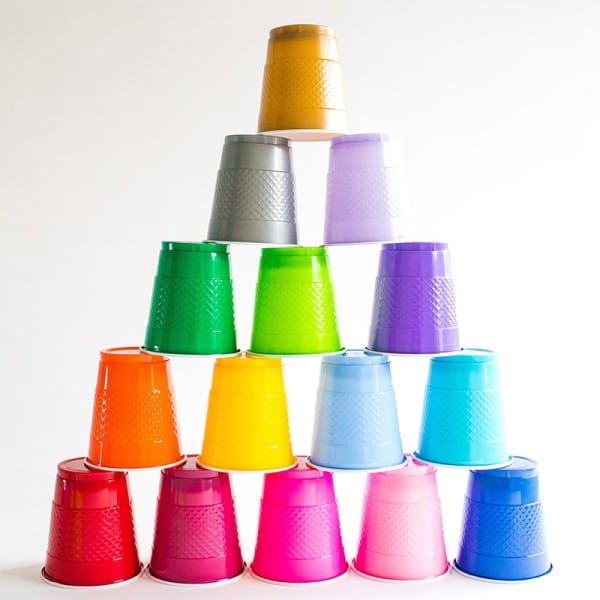 Colored Cup STEM Challenge